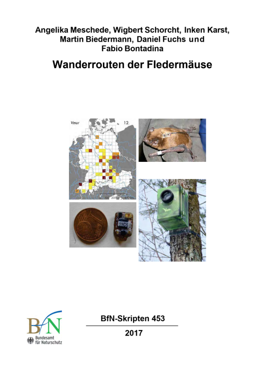 Wanderrouten der Fledermäuse